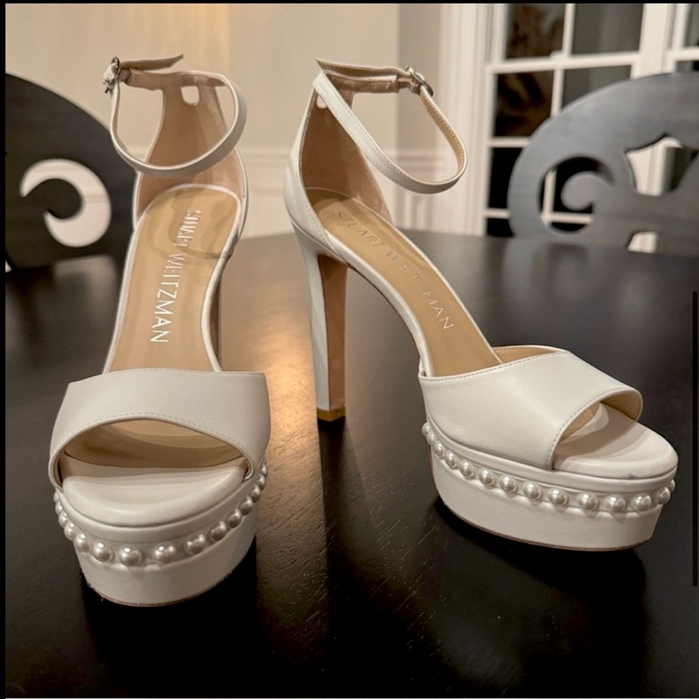Stuart Weitzman (sold out everywhere)
Discoplatform Pearl Heels